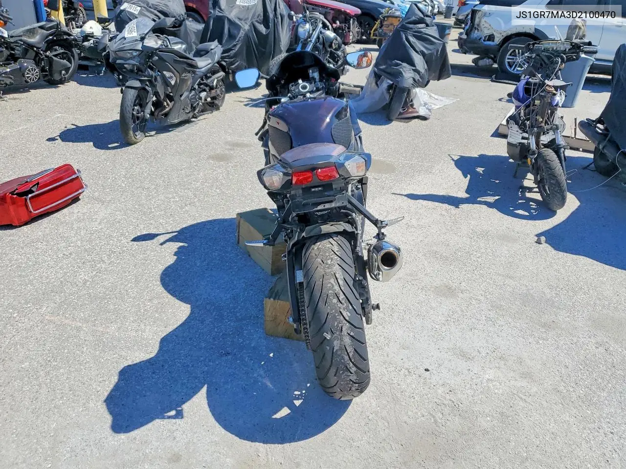 2013 Suzuki Gsx-R750 VIN: JS1GR7MA3D2100470 Lot: 50057986