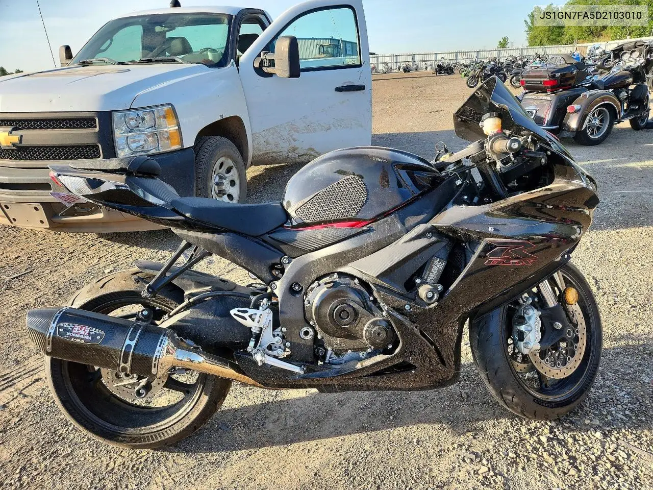 2013 Suzuki Gsx-R600 VIN: JS1GN7FA5D2103010 Lot: 55011166