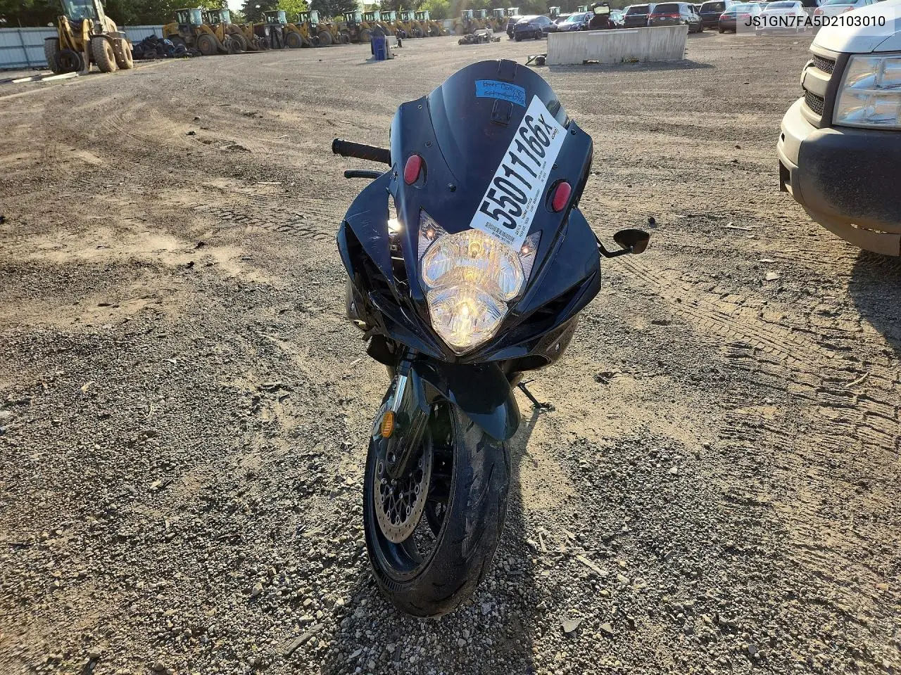 2013 Suzuki Gsx-R600 VIN: JS1GN7FA5D2103010 Lot: 55011166
