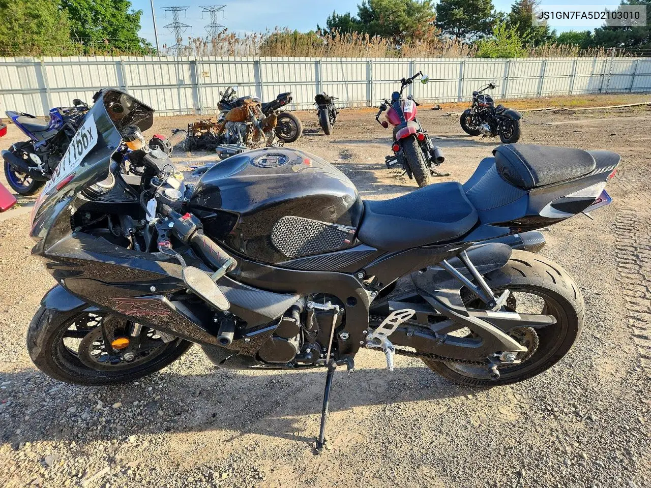 2013 Suzuki Gsx-R600 VIN: JS1GN7FA5D2103010 Lot: 55011166