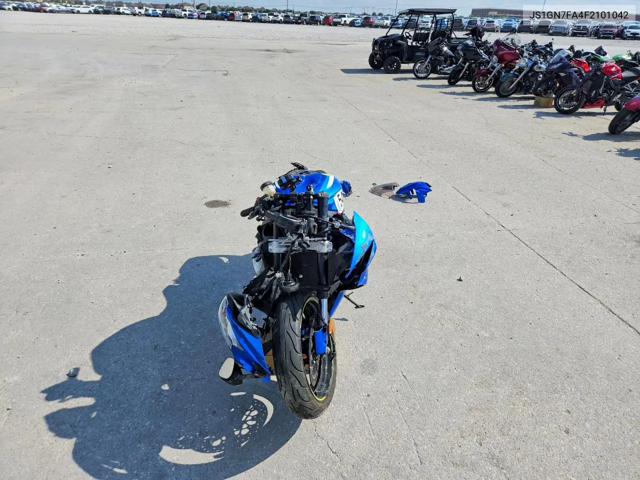 2015 Suzuki Gsx-R600 VIN: JS1GN7FA4F2101042 Lot: 54812686