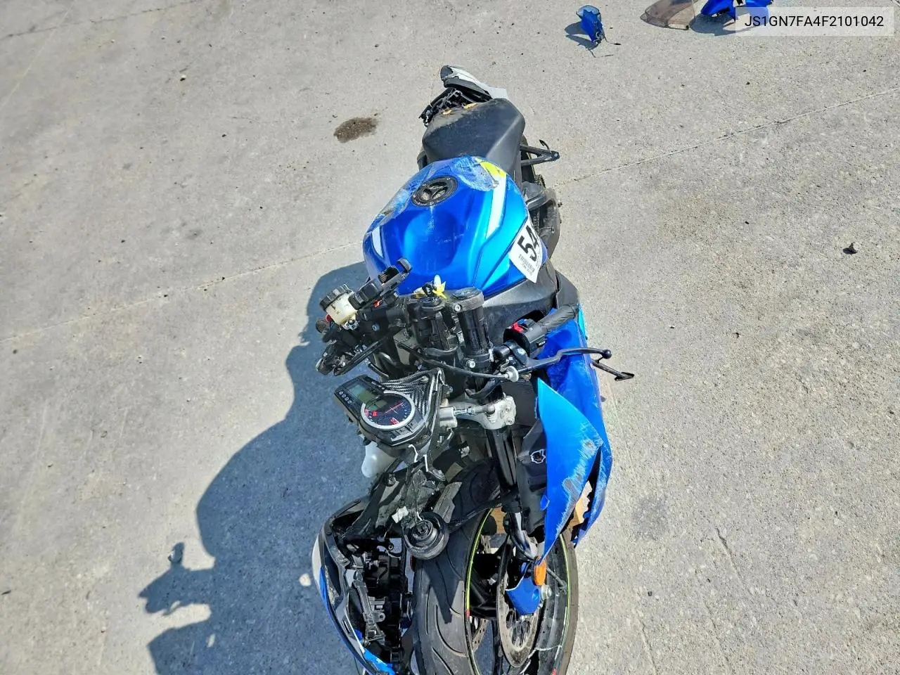 2015 Suzuki Gsx-R600 VIN: JS1GN7FA4F2101042 Lot: 54812686