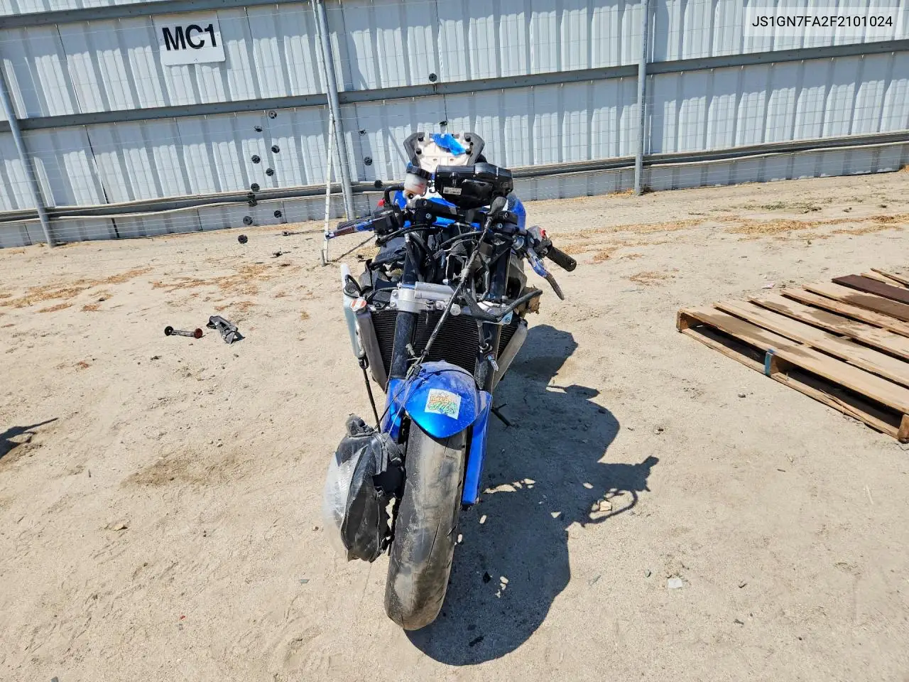 2015 Suzuki Gsx-R600 VIN: JS1GN7FA2F2101024 Lot: 55912066