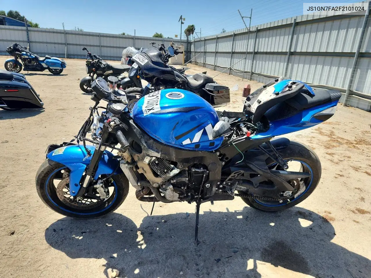 2015 Suzuki Gsx-R600 VIN: JS1GN7FA2F2101024 Lot: 55912066