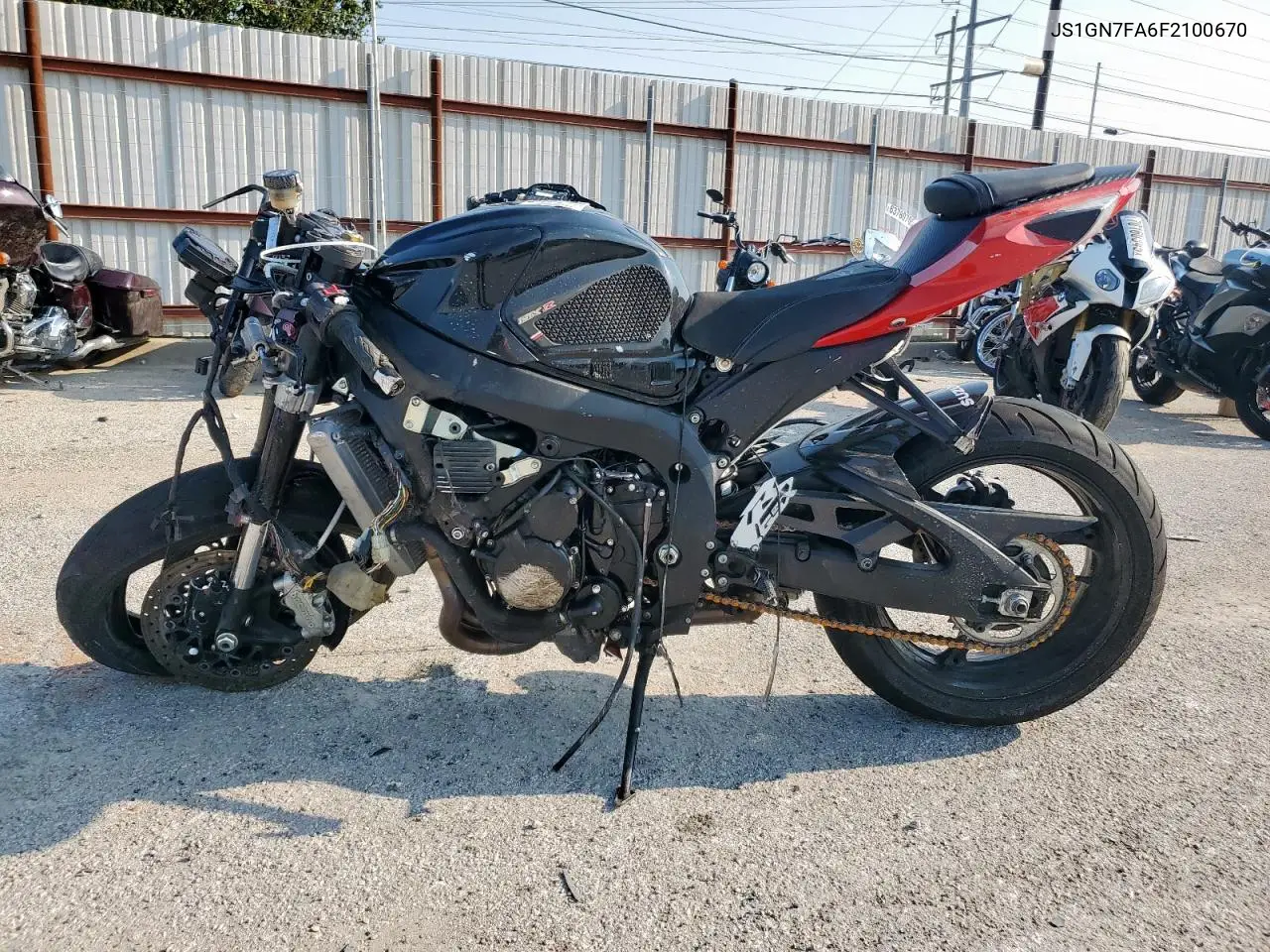 2015 Suzuki Gsx-R600 VIN: JS1GN7FA6F2100670 Lot: 71916995