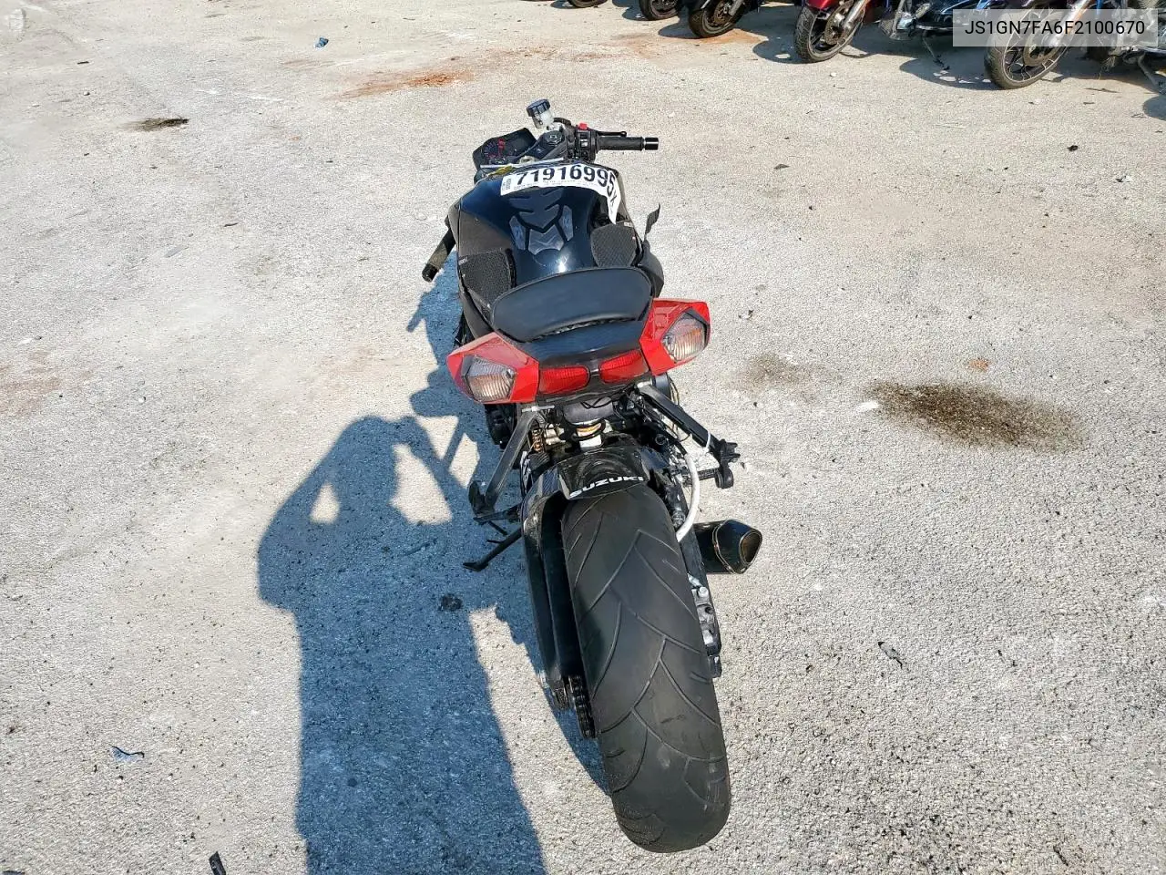 2015 Suzuki Gsx-R600 VIN: JS1GN7FA6F2100670 Lot: 71916995