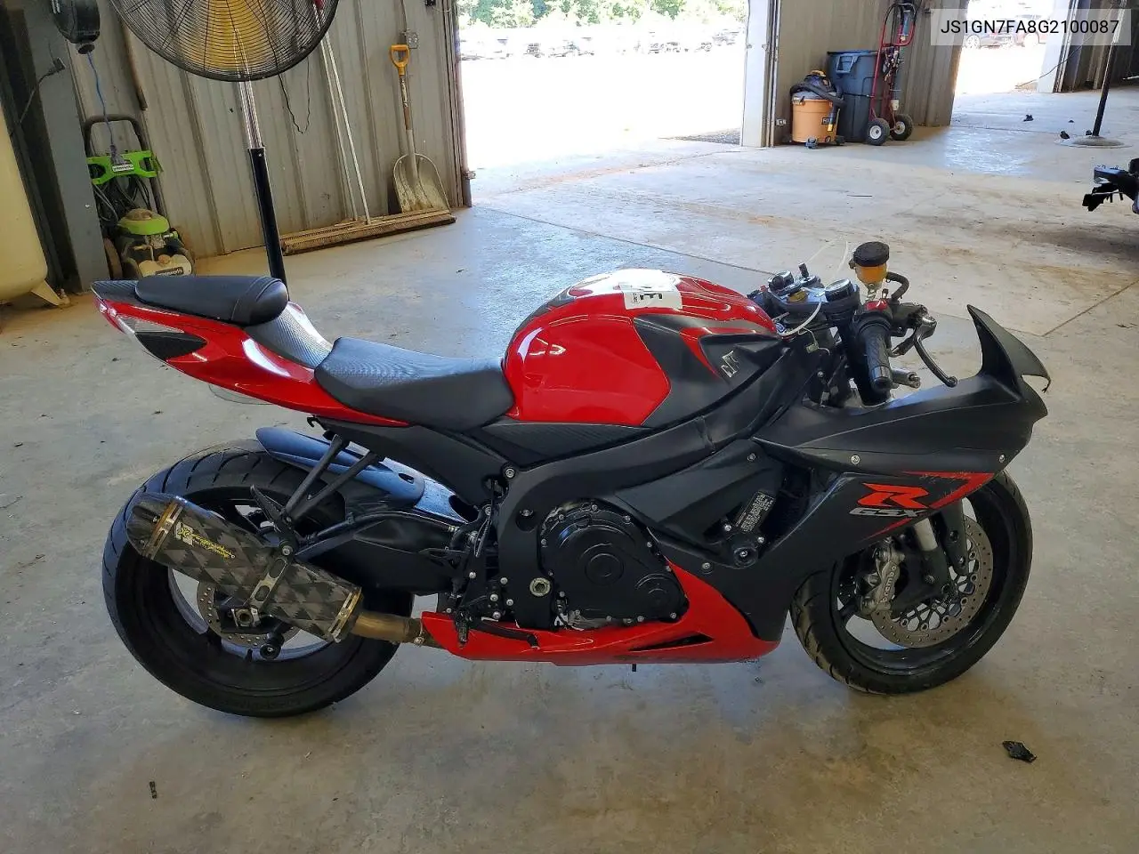 2016 Suzuki Gsx-R600 VIN: JS1GN7FA8G2100087 Lot: 61213356