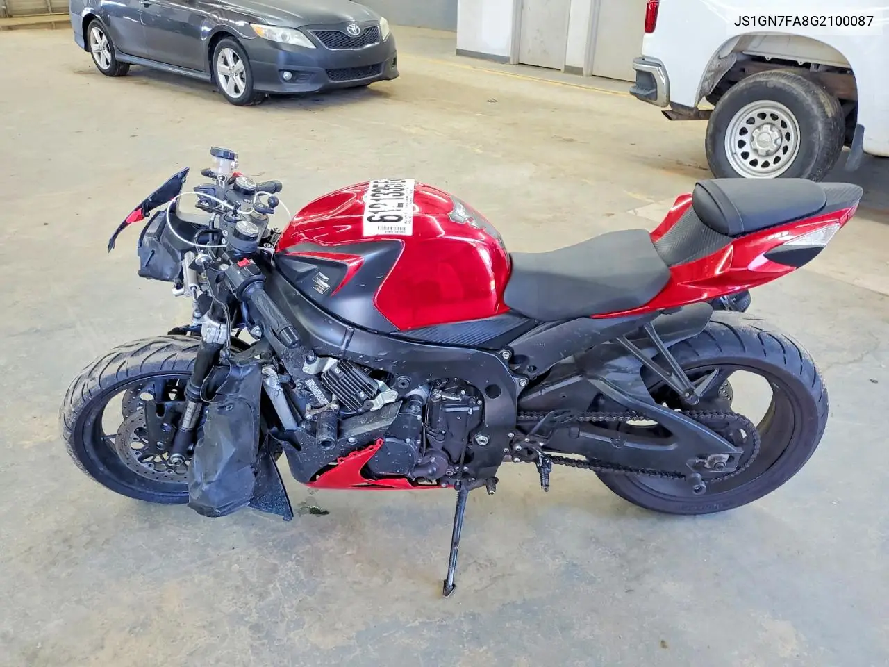 2016 Suzuki Gsx-R600 VIN: JS1GN7FA8G2100087 Lot: 61213356