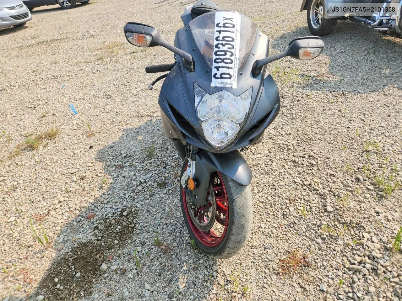 2017 Suzuki Gsx-R600 VIN: JS1GN7FA5H2101358 Lot: 61893616