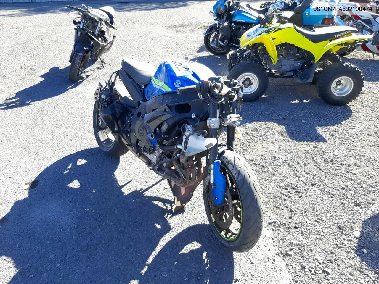 2018 Suzuki Gsx-R600 VIN: JS1GN7FA5J2100474 Lot: 41962866
