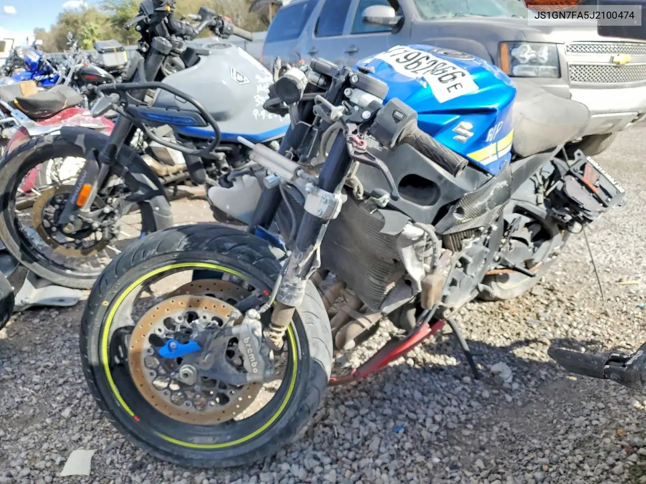 2018 Suzuki Gsx-R600 VIN: JS1GN7FA5J2100474 Lot: 41962866
