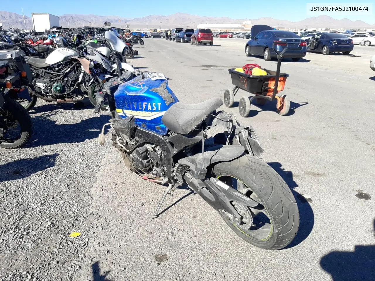 2018 Suzuki Gsx-R600 VIN: JS1GN7FA5J2100474 Lot: 41962866