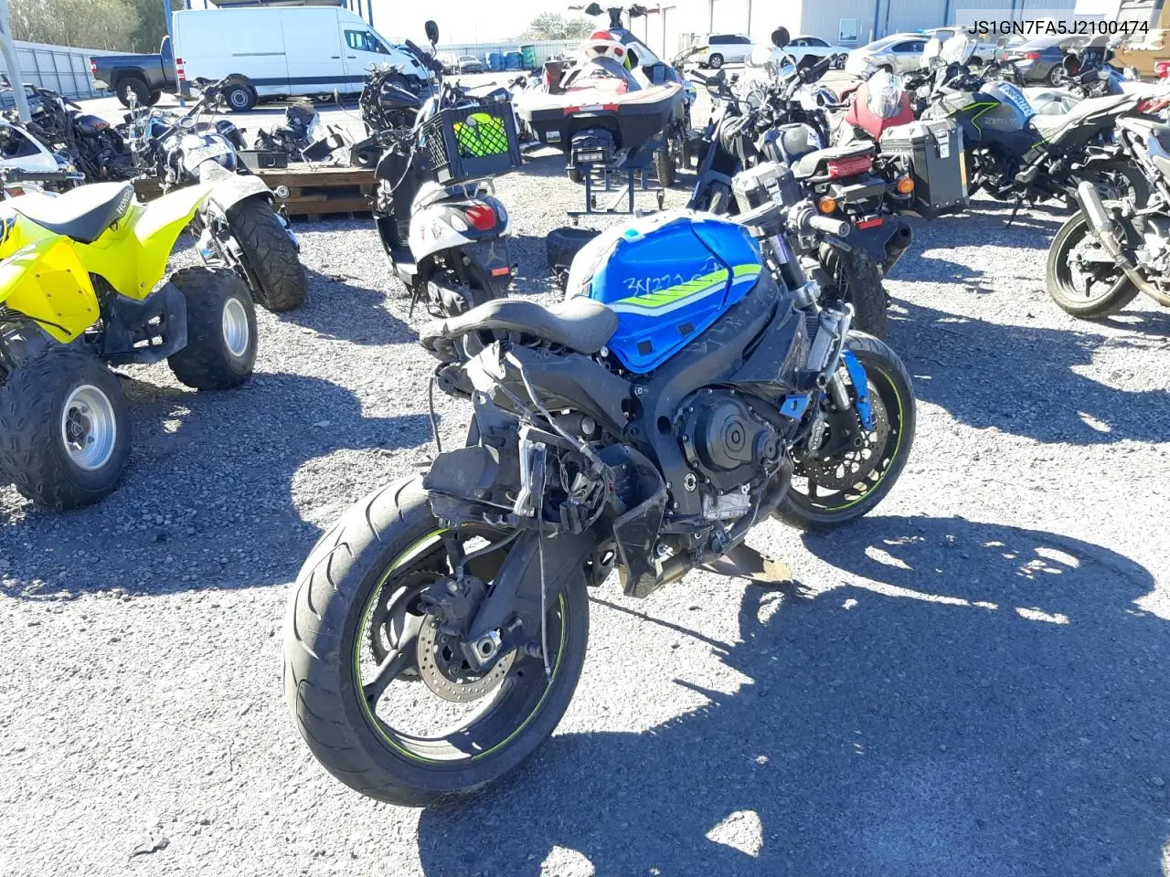2018 Suzuki Gsx-R600 VIN: JS1GN7FA5J2100474 Lot: 41962866