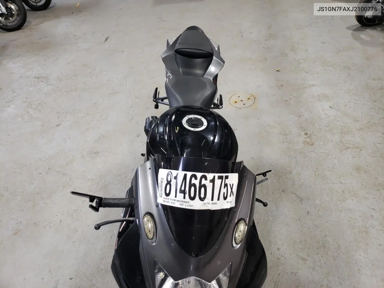 2018 Suzuki Gsx-R600 VIN: JS1GR7MA0J2100776 Lot: 49646336