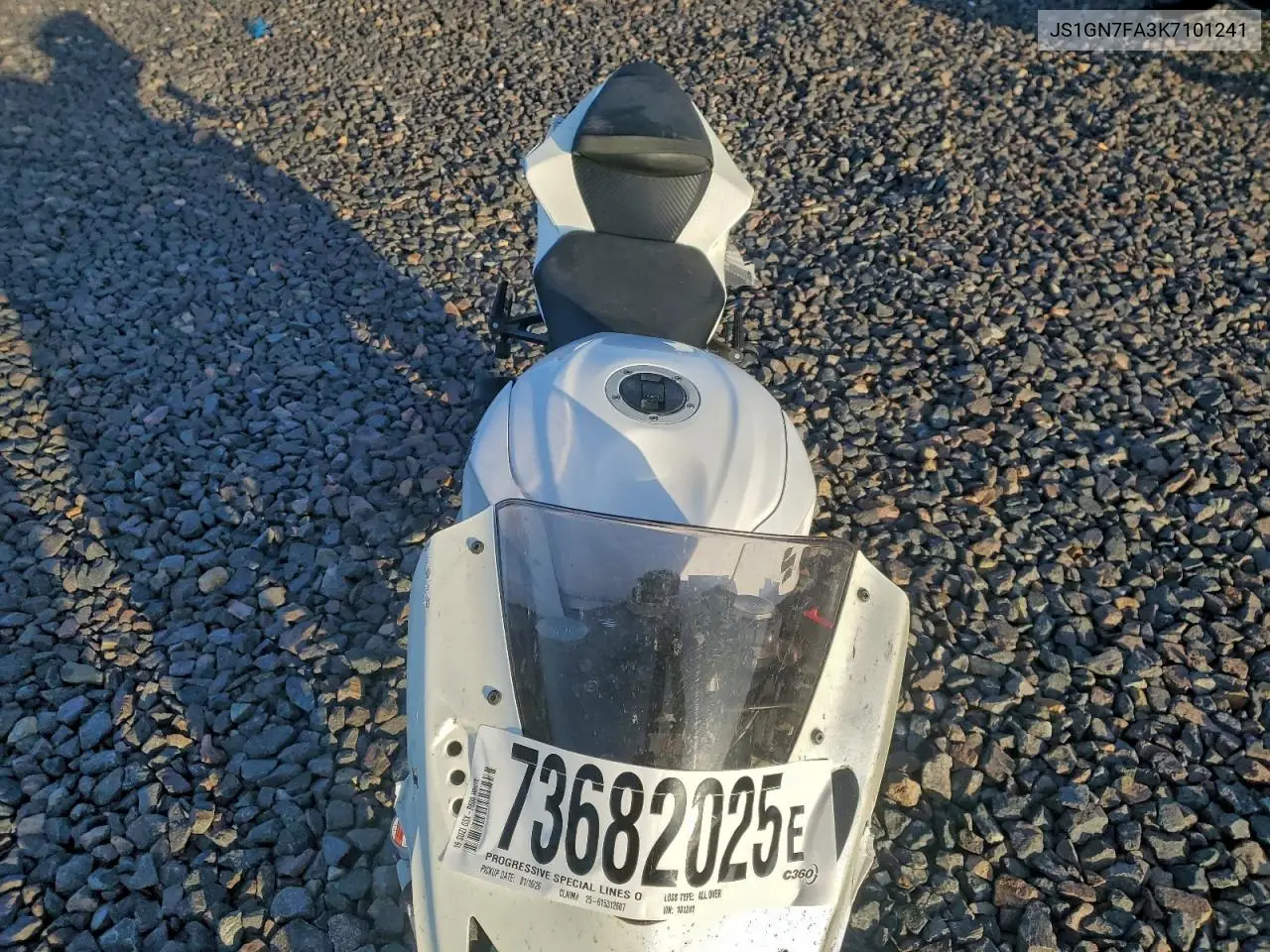 2019 Suzuki Gsx-R600 VIN: JS1GN7FA3K7101241 Lot: 73682025