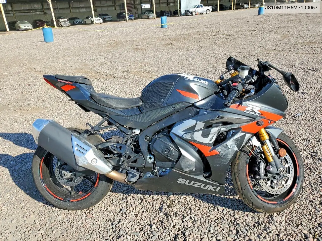 2021 Suzuki Gsx-R1000 R VIN: JS1DM11H5M7100067 Lot: 57579346