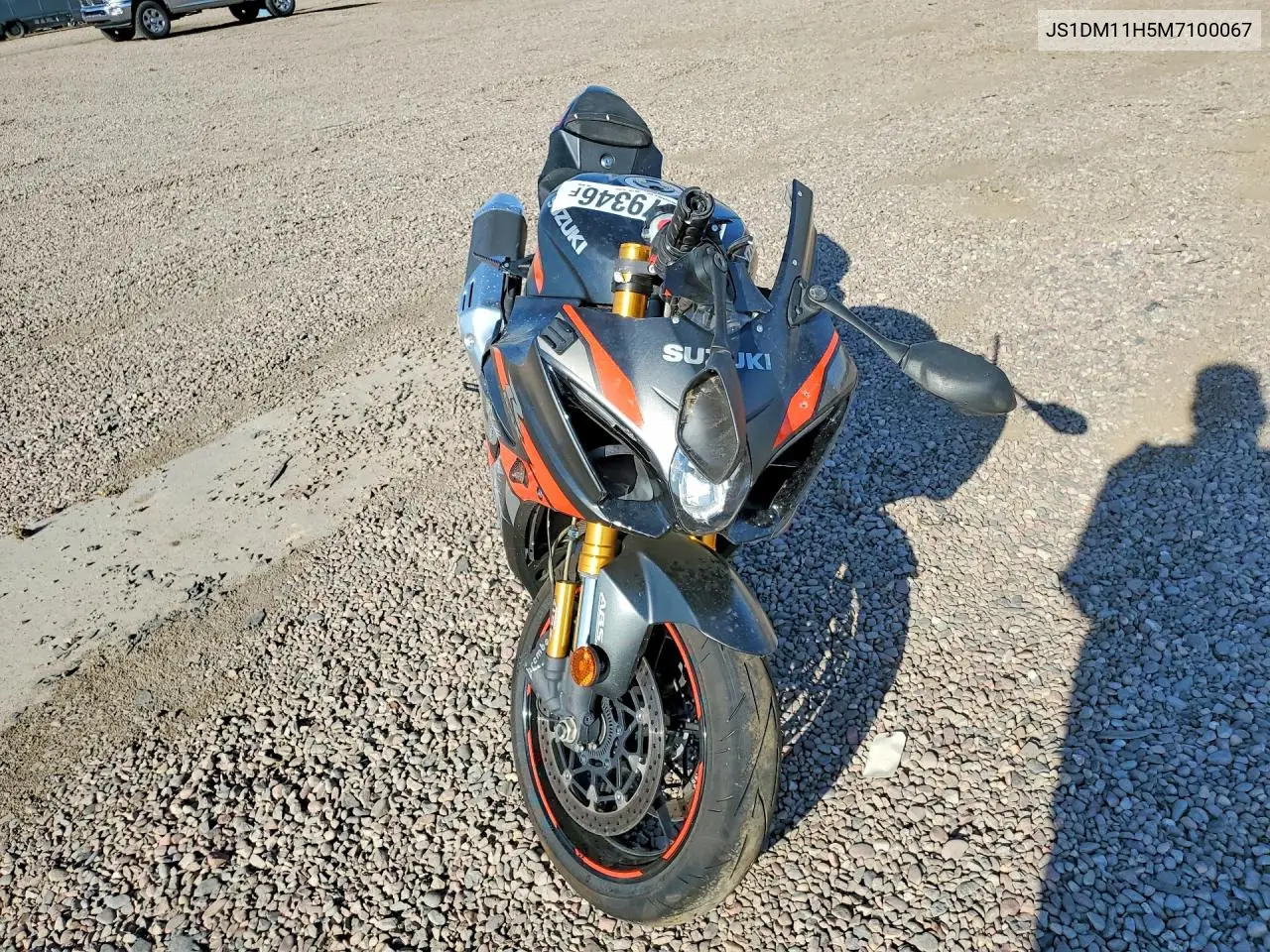 2021 Suzuki Gsx-R1000 R VIN: JS1DM11H5M7100067 Lot: 57579346