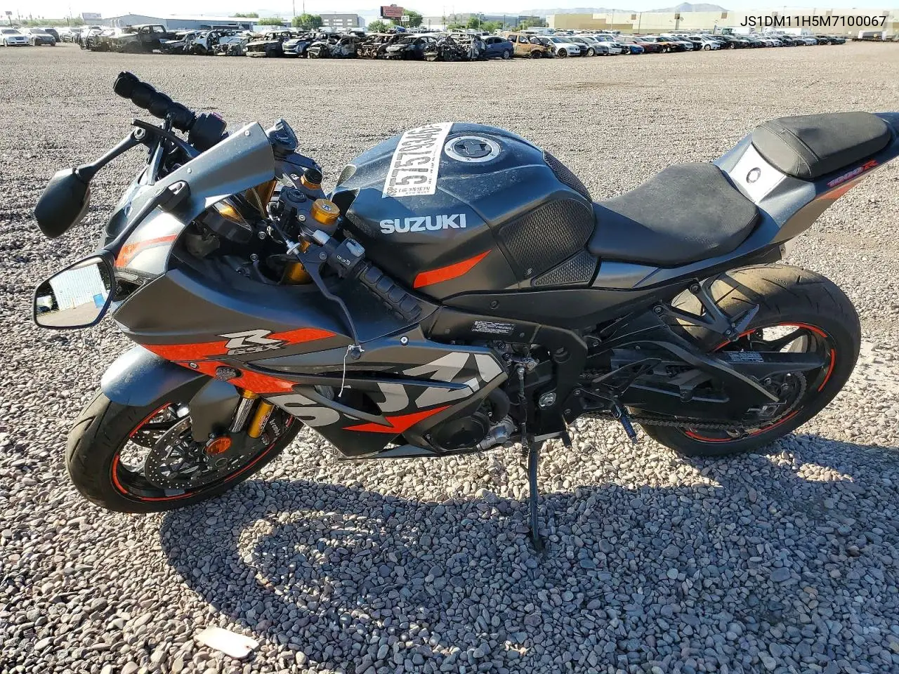 2021 Suzuki Gsx-R1000 R VIN: JS1DM11H5M7100067 Lot: 57579346