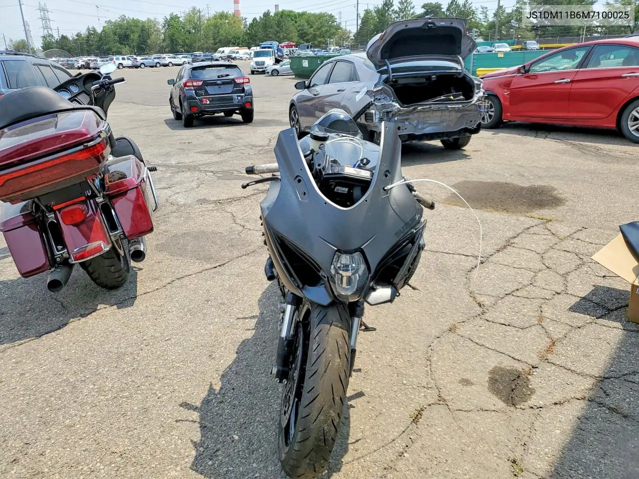2021 Suzuki Gsx-R1000 VIN: JS1DM11B6M7100025 Lot: 85451305