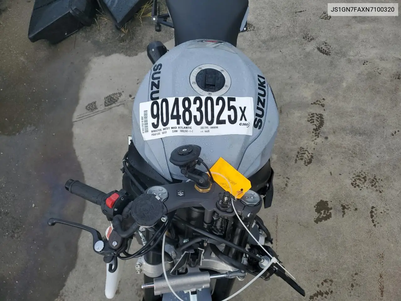 2022 Suzuki Cycle Vs VIN: JS16N7FAXN7100320 Lot: 90483025