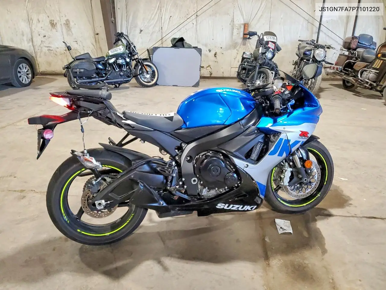 2023 Suzuki Gsx-R600 VIN: JS1GN7FA7P7101220 Lot: 56498116