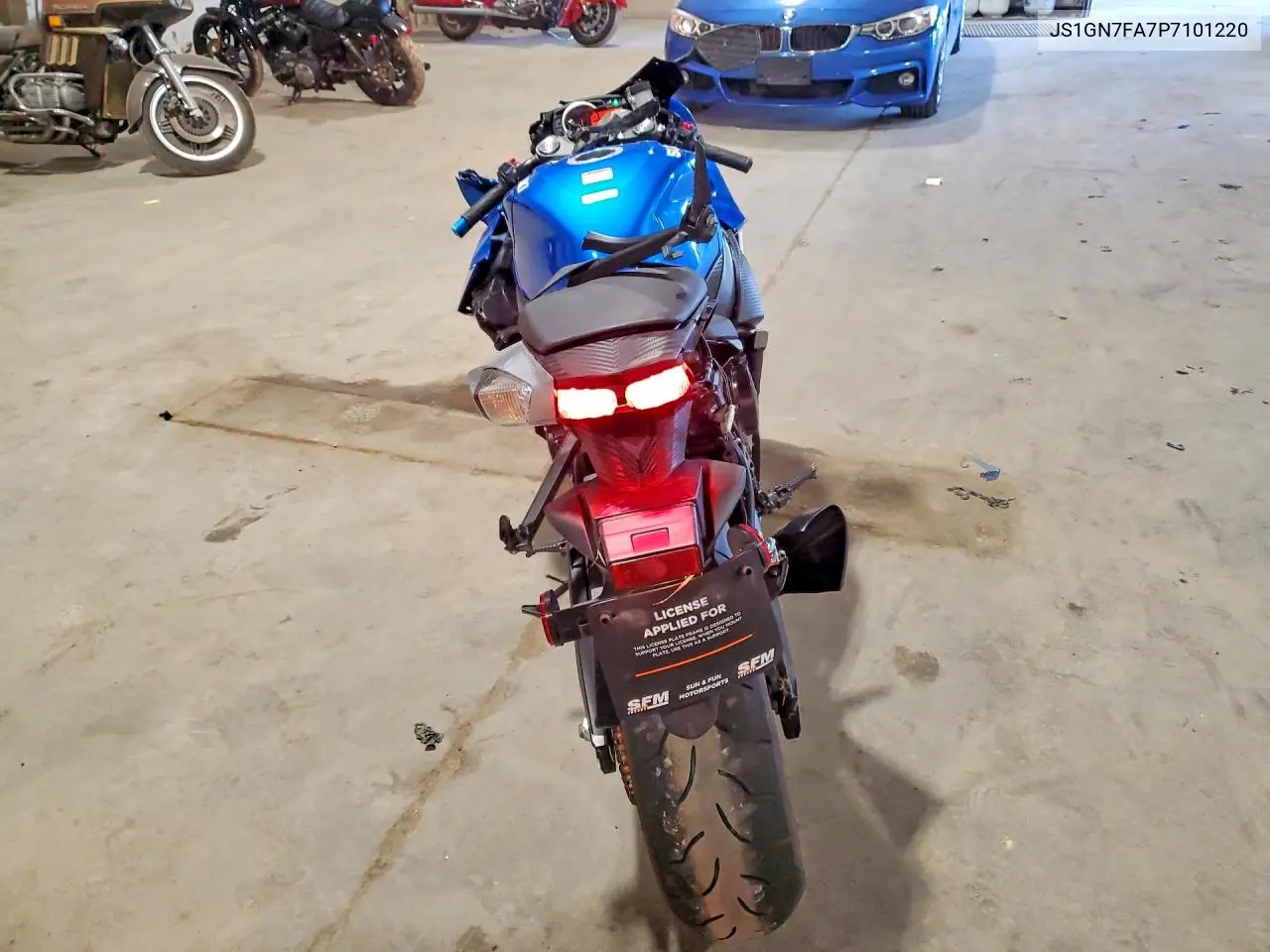 2023 Suzuki Gsx-R600 VIN: JS1GN7FA7P7101220 Lot: 56498116