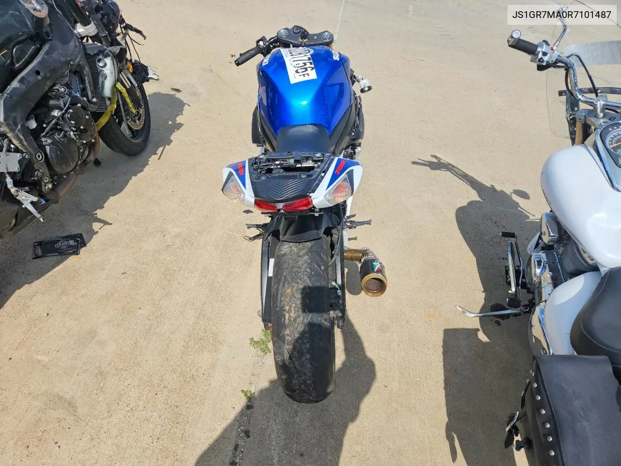 2024 Suzuki Gsx-R750 VIN: JS1GR7MA0R7101487 Lot: 50281756