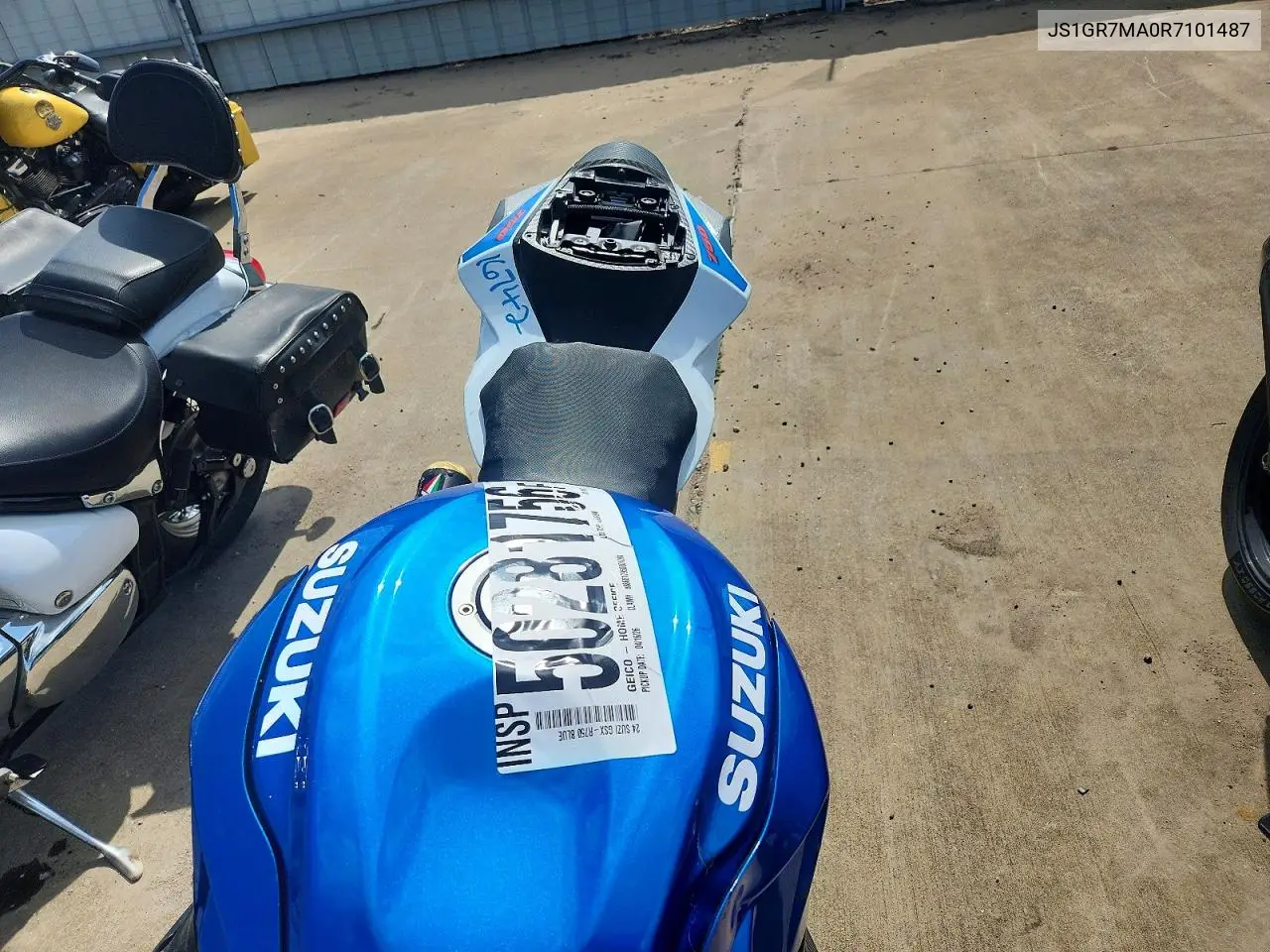 2024 Suzuki Gsx-R750 VIN: JS1GR7MA0R7101487 Lot: 50281756