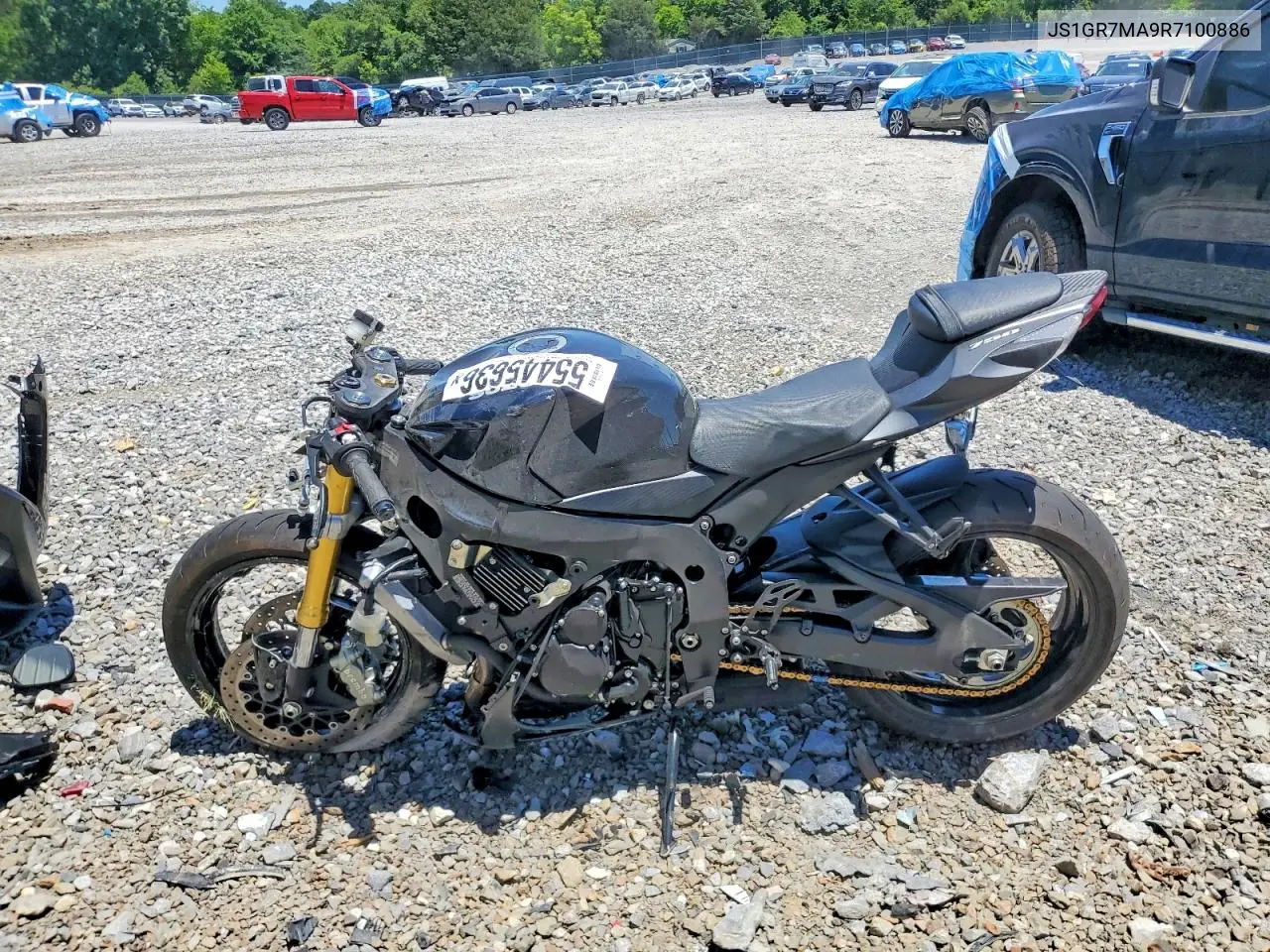 2024 Suzuki Gsx-R750 VIN: JS1GR7MA9R7100886 Lot: 55445636