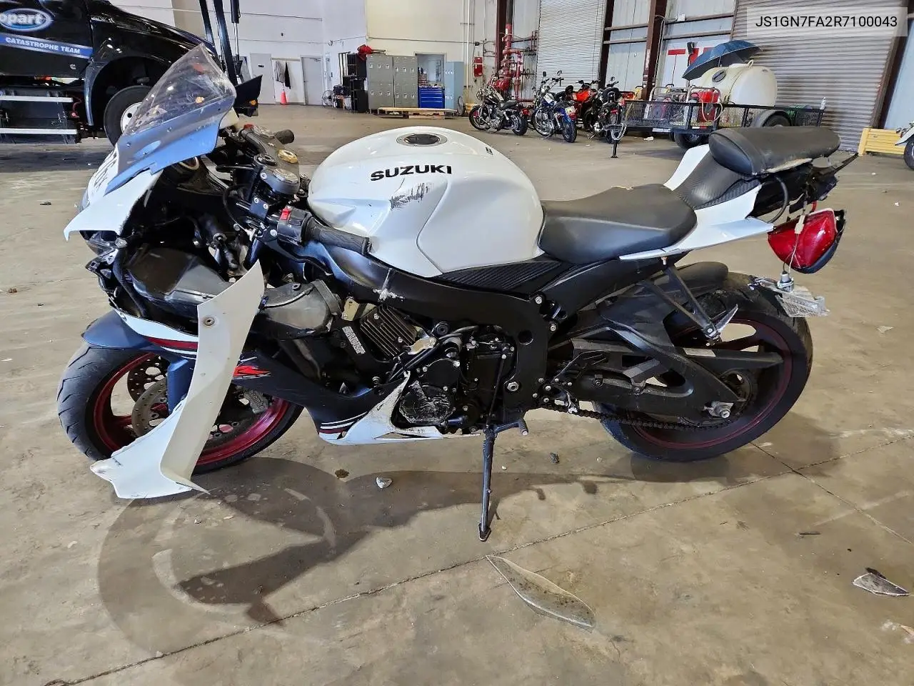 2024 Suzuki Gsx-R600 VIN: JS1GN7FA2R7100043 Lot: 55780276