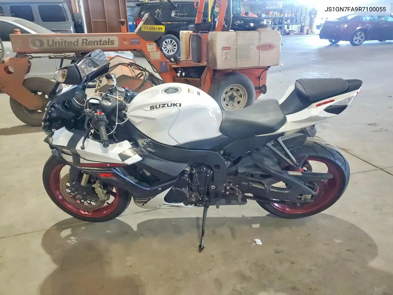 2024 Suzuki Gsx-R600 VIN: JS1GN7FA9R7100055 Lot: 74904005