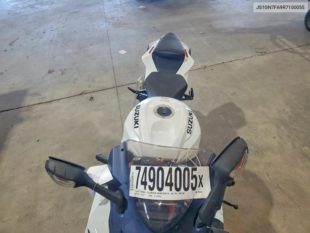 2024 Suzuki Gsx-R600 VIN: JS1GN7FA9R7100055 Lot: 74904005