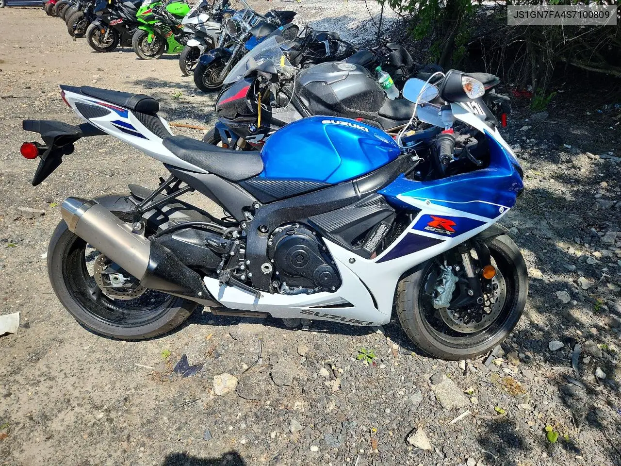2025 Suzuki Gsx-R600 VIN: JS1GN7FA4S7100809 Lot: 51019726