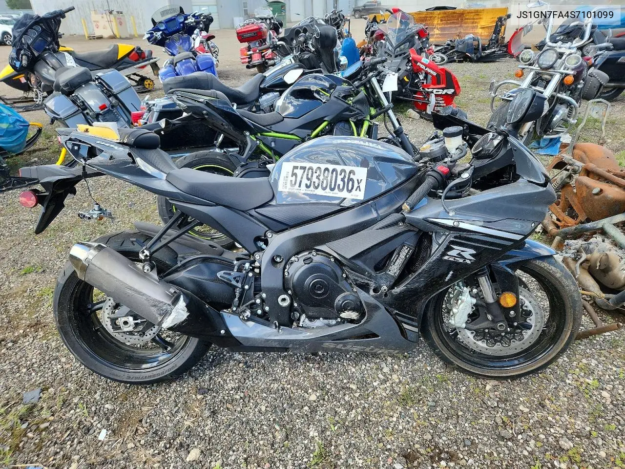 2025 Suzuki Gsx-R600 VIN: JS1GN7FA4S7101099 Lot: 57938036