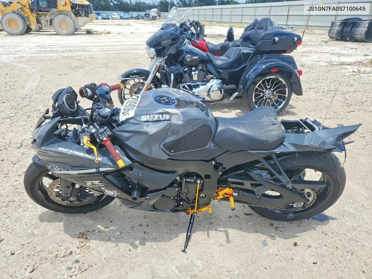 2025 Suzuki Gsx-R600 VIN: JS1GN7FA0S7100645 Lot: 59720906