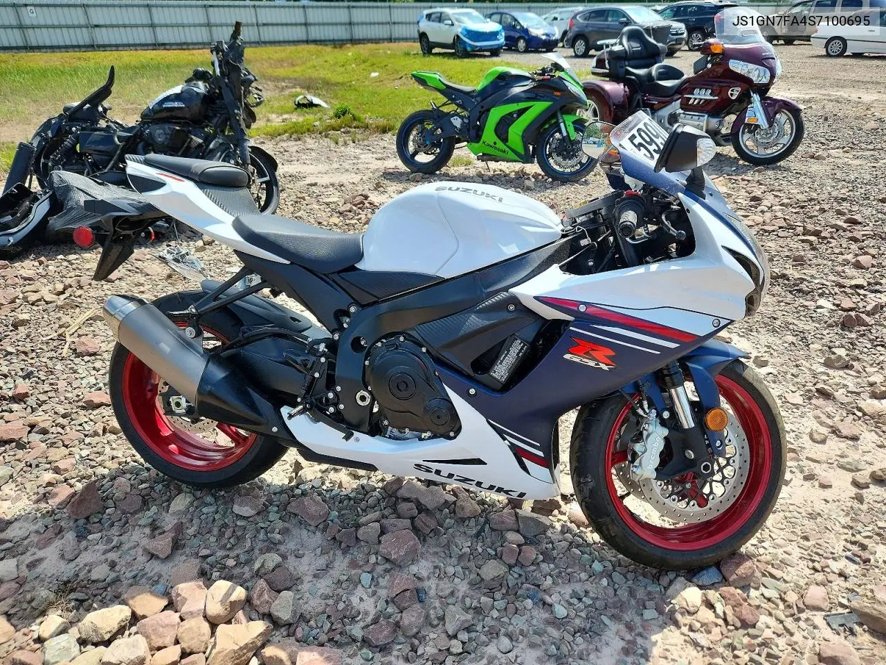 2025 Suzuki Gsx-R600 VIN: JS1GN7FA4S7100695 Lot: 59908026