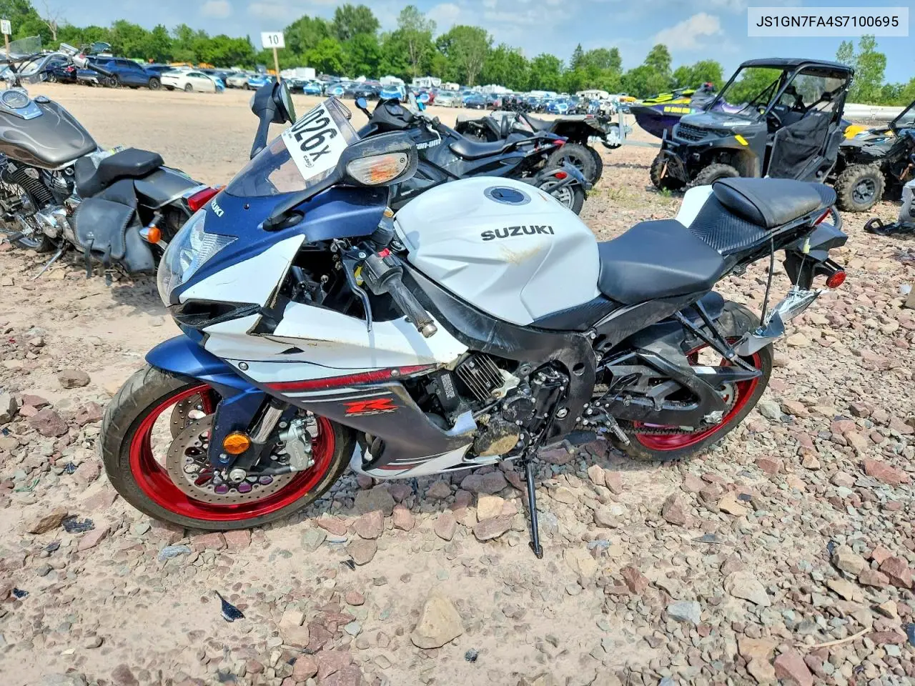2025 Suzuki Gsx-R600 VIN: JS1GN7FA4S7100695 Lot: 59908026