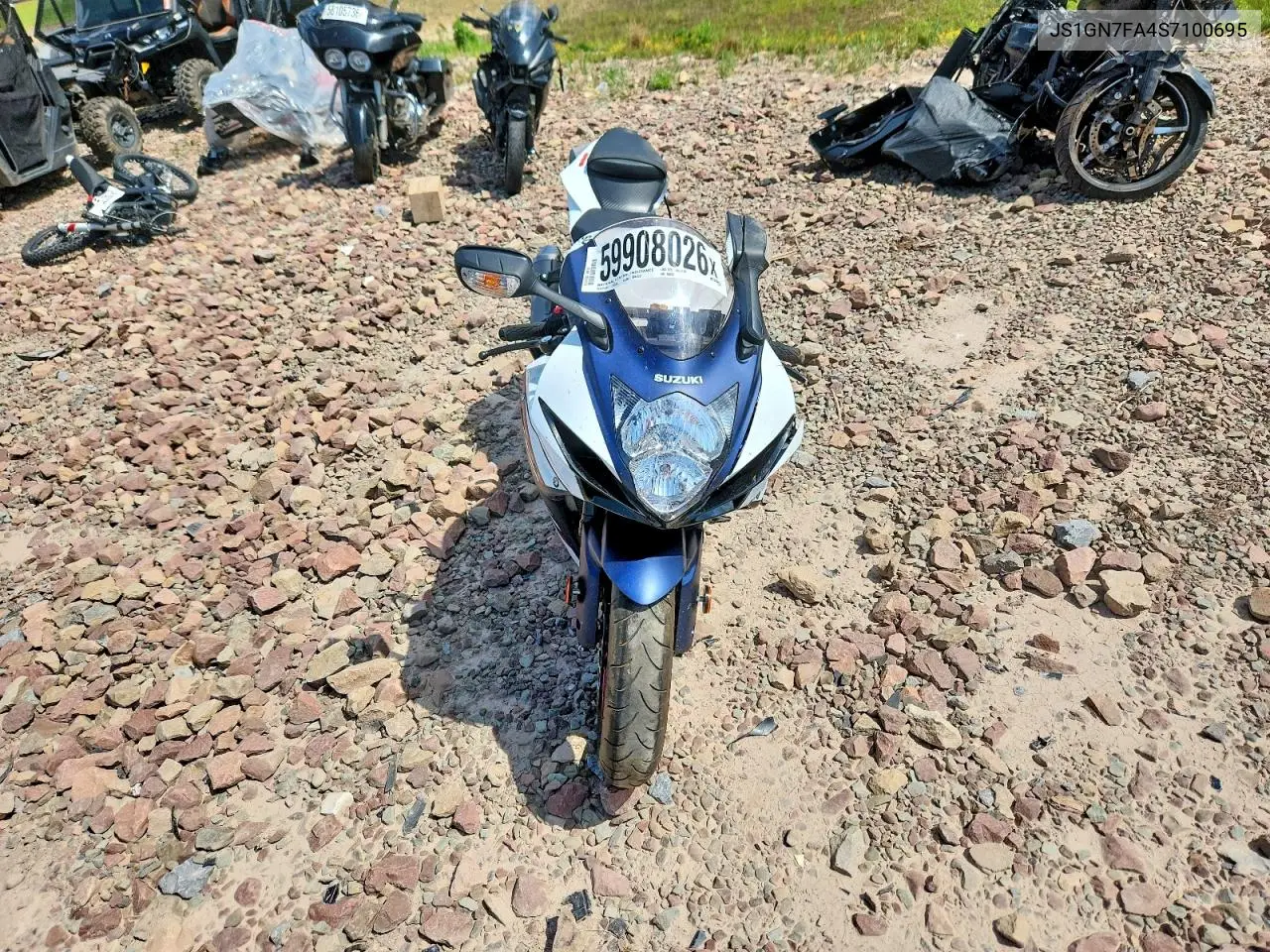 2025 Suzuki Gsx-R600 VIN: JS1GN7FA4S7100695 Lot: 59908026
