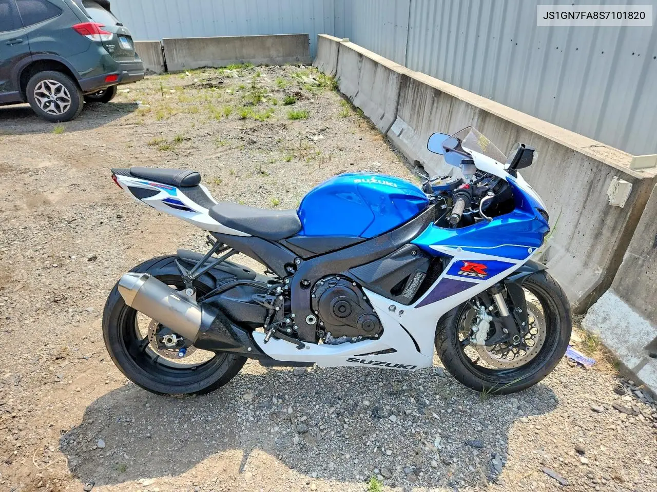 2025 Suzuki Gsx-R600 VIN: JS1GN7FA8S7101820 Lot: 61733656