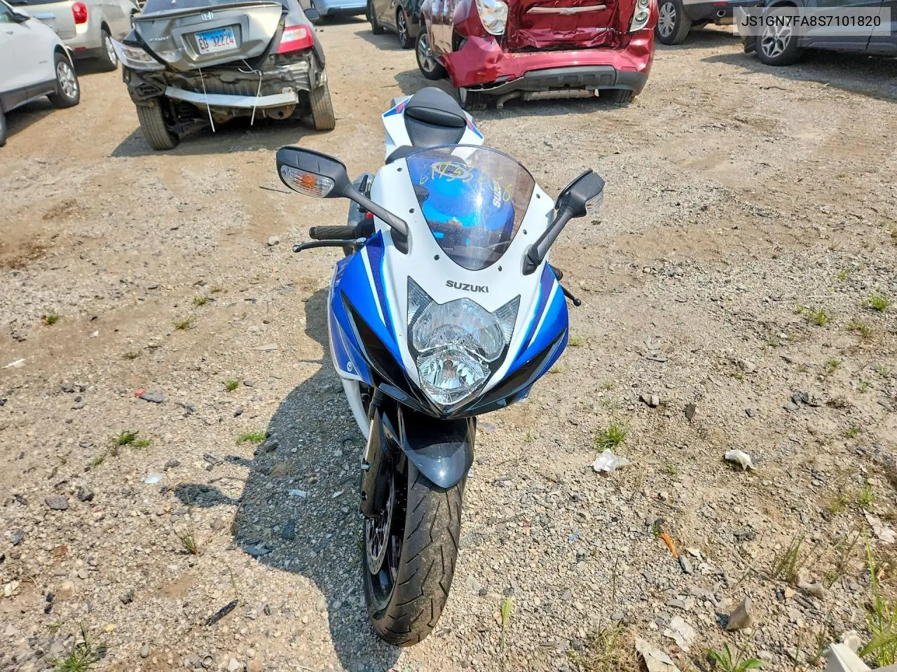 2025 Suzuki Gsx-R600 VIN: JS1GN7FA8S7101820 Lot: 61733656