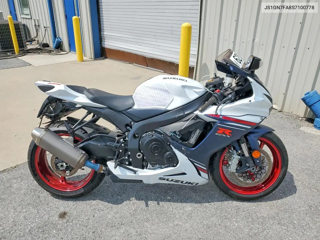 2025 Suzuki Gsx-R600 VIN: JS1GN7FA8S7100778 Lot: 62042316