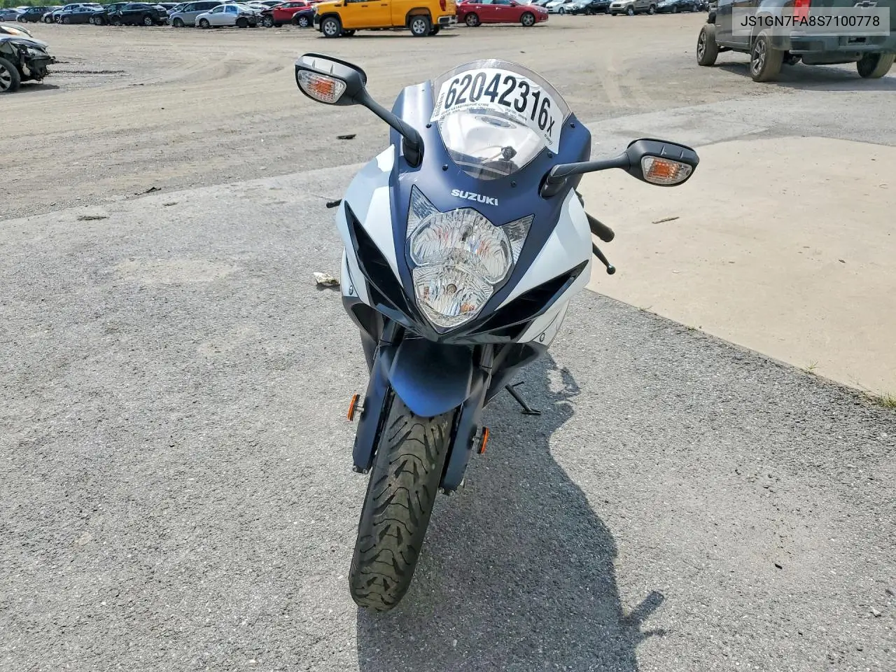 2025 Suzuki Gsx-R600 VIN: JS1GN7FA8S7100778 Lot: 62042316