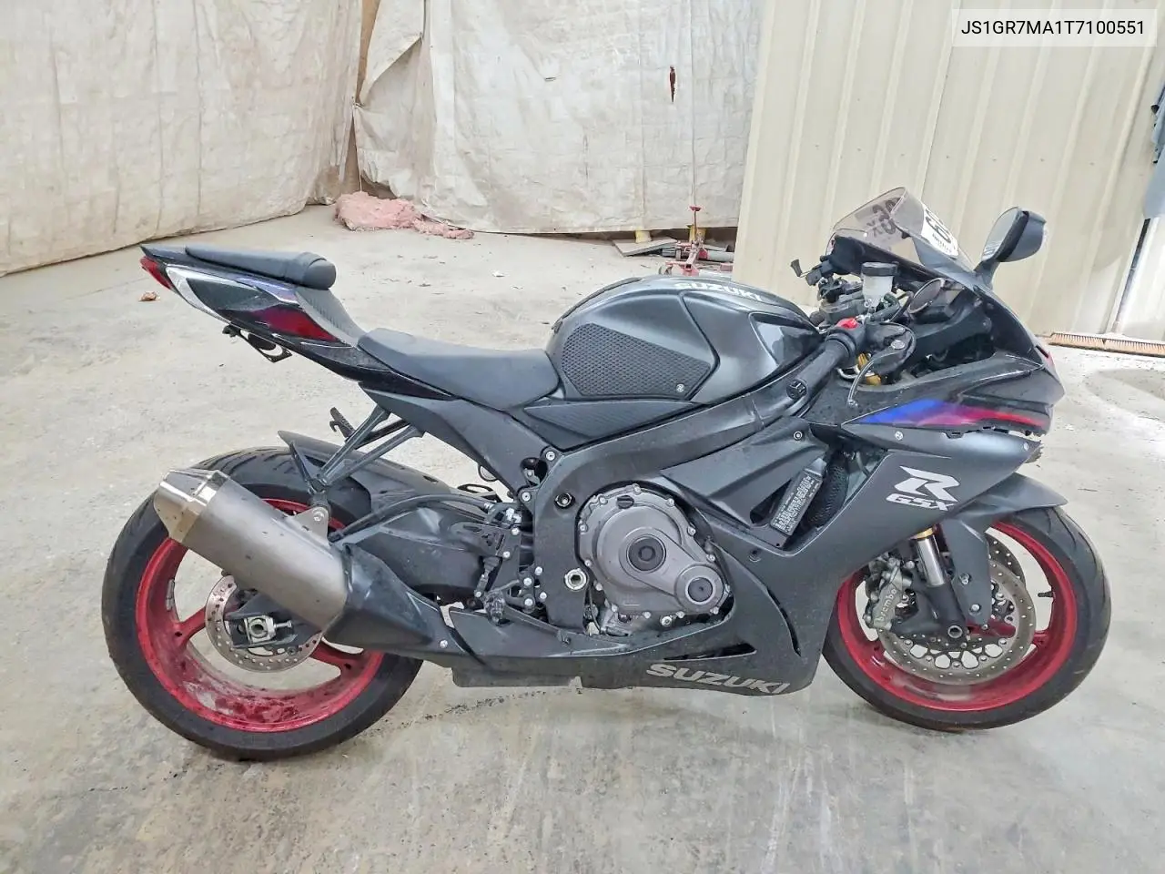 2026 Suzuki Gsx-R750 VIN: JS1GR7MA1T7100551 Lot: 60474206