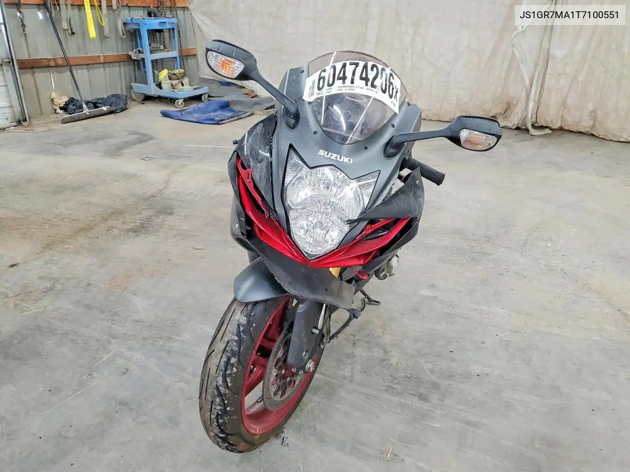 2026 Suzuki Gsx-R750 VIN: JS1GR7MA1T7100551 Lot: 60474206