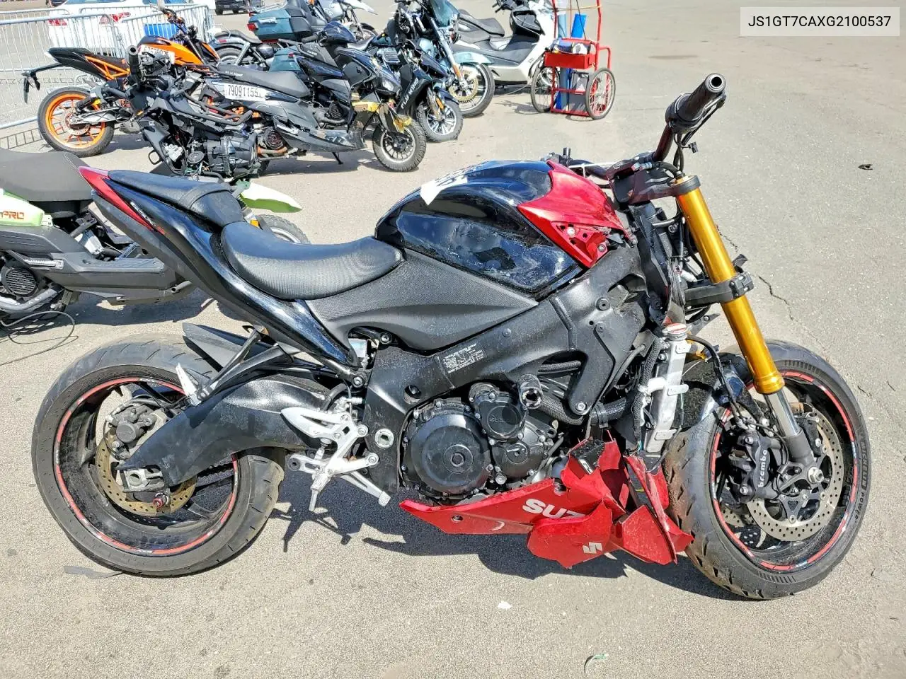2016 Suzuki Gsx-S1000F VIN: JS1GT7CAXG2100537 Lot: 48889996