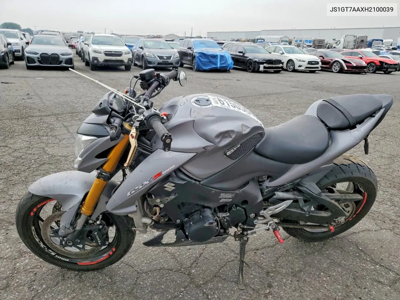 2017 Suzuki Gsx-S1000A VIN: JS1GT7AAXH2100039 Lot: 61505646
