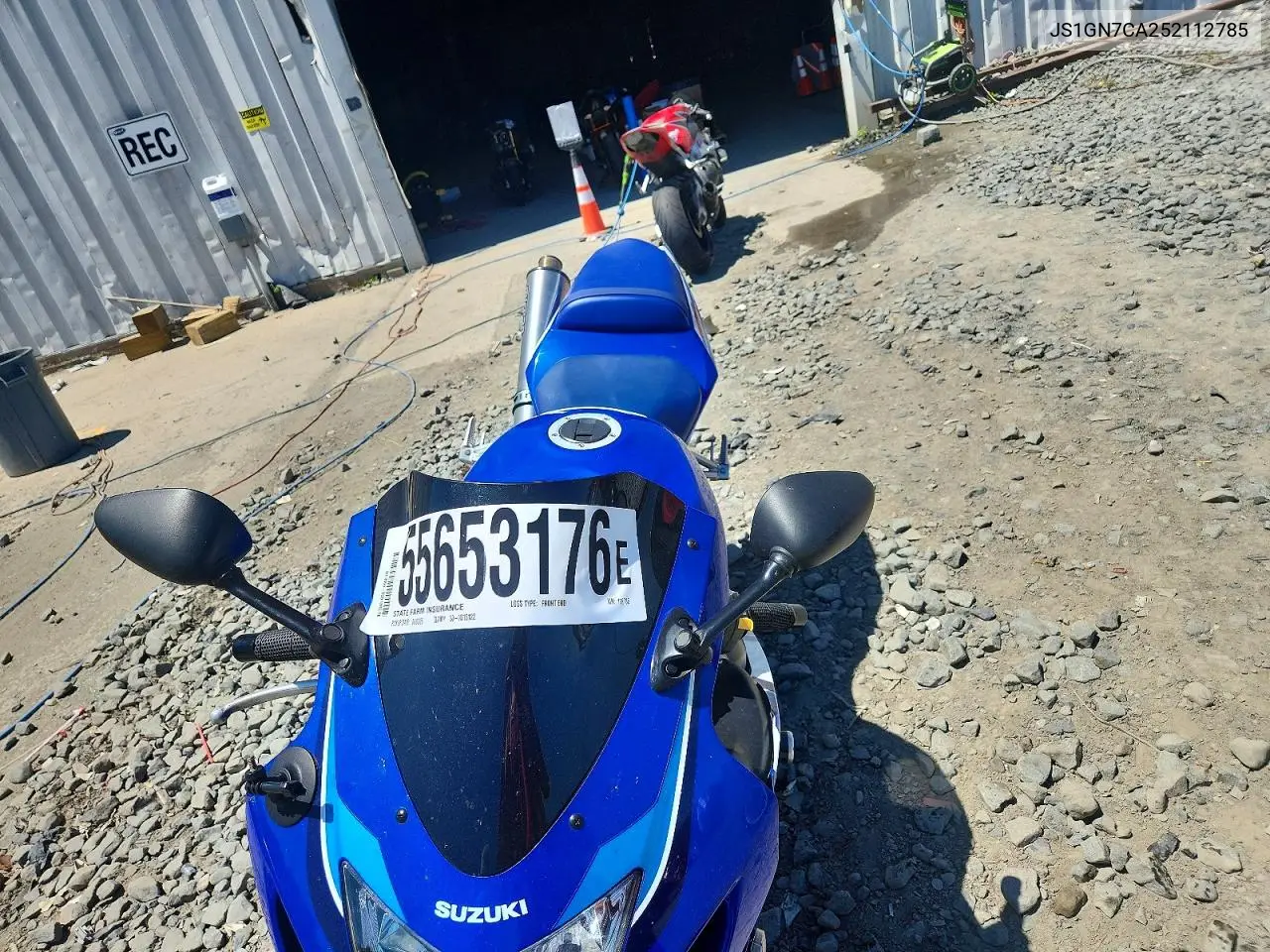 2005 Suzuki Gsx-R600 K VIN: JS1GN7CA252112785 Lot: 55653176