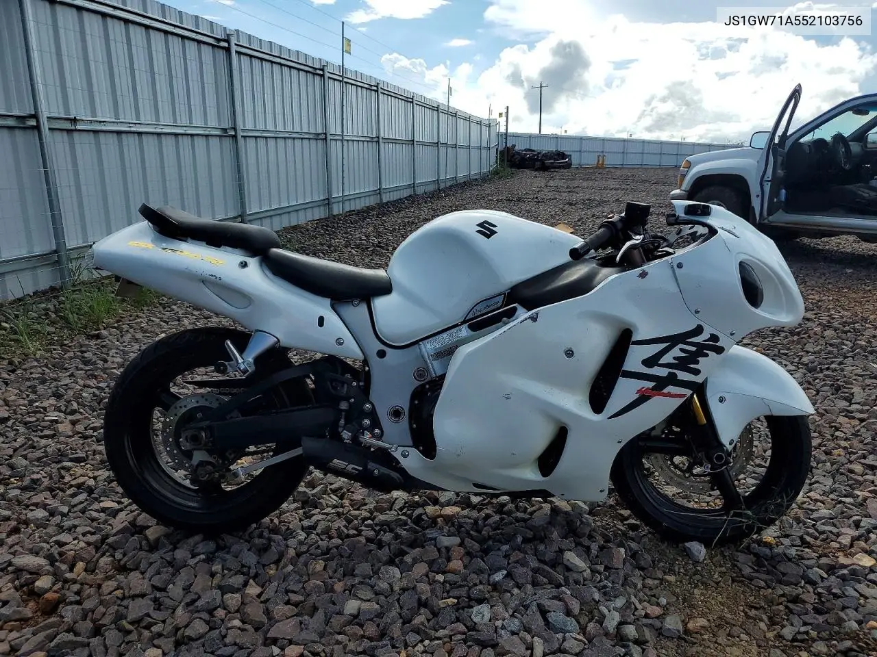 2005 Suzuki Gsx1300 Rk5 VIN: JS1GW71A552103756 Lot: 61578236