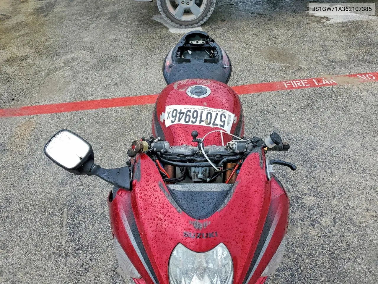2006 Suzuki Gsx1300 R VIN: JS1GW71A362107385 Lot: 57016946