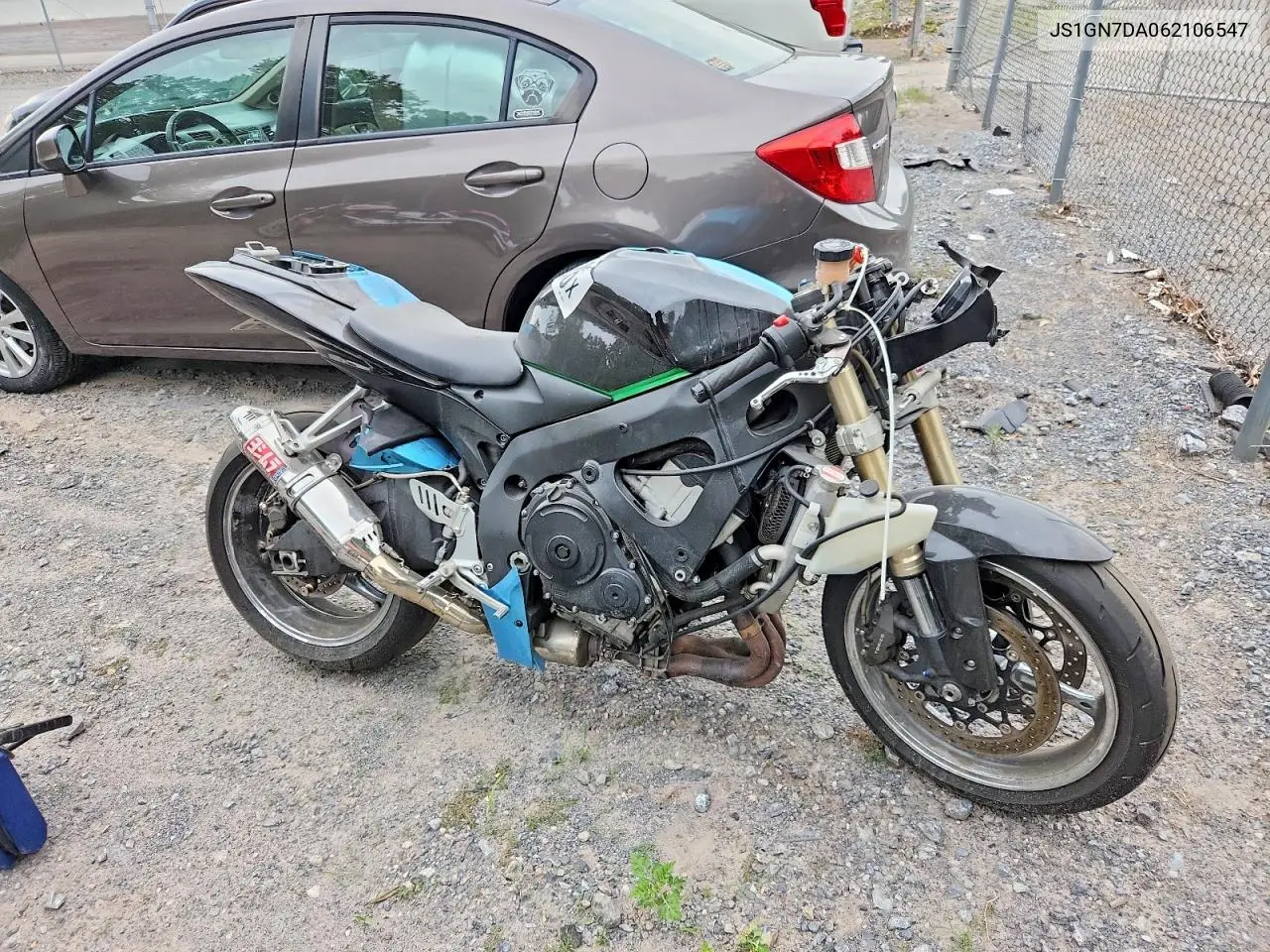 2006 Suzuki Gsx-R600 K6 VIN: JS1GN7DA062106547 Lot: 57217926